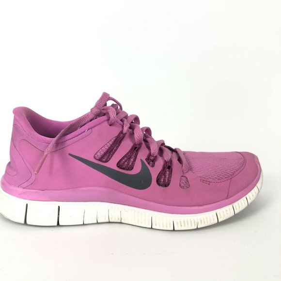 Nike Shoes - Nike Free 5.0 Womens Pink Running Shoes Size 9
